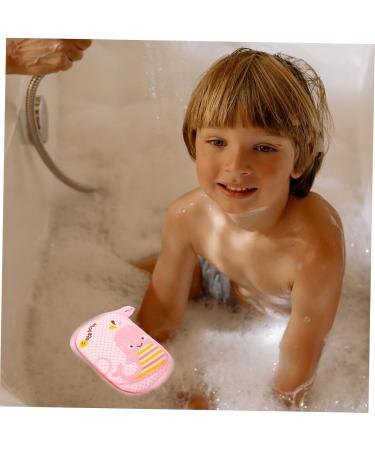 Beavorty Pink Bath Pouf & Scrubber Accessories for Newborns | Comfortable Bathing Tool for Kids - Perfect Shower Companion - Buy Online on GoSupps.com