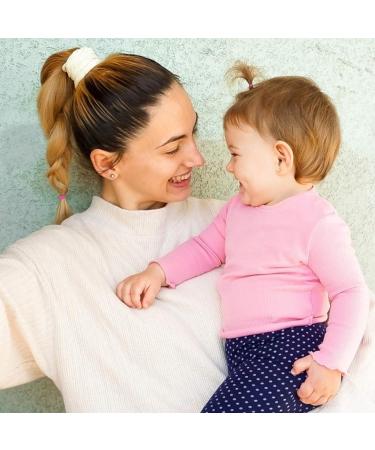 KUFUNG Non-Slip Elastic Hair Bands for Girls - Soft Rubber Hair Ties for Kids Braids - Small Fluorescent Pink (1 Pack) - Buy Online on GoSupps.com