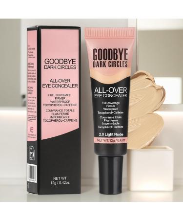Under Eye Concealer Full Coverage Concealer 12g Lightweight Color Corrector Eye Eye Concealer Natural Long Lasting Liquid Foundation Color Correction Makeup for Long Lasting Wear 20 Light Nude B - Buy Online on GoSupps.com