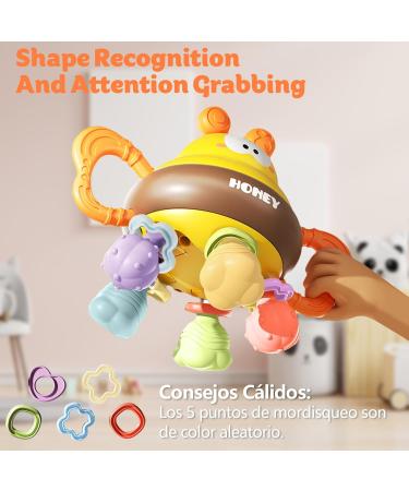 MyDova BPA-Free Baby Bite Toys | Silicone Grasping & Chewing Rings | Rattling Gripping Ball | Perfect Gift for 0-18 Months - Buy Online on GoSupps.com