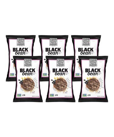 Food Should Taste Good Tortilla Chips 5.5oz Pack of 6 (Black Bean) Black Bean 5.5 Ounce (Pack of 6)