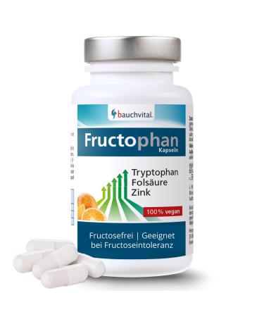 Fructophan 60 capsules top seller with zinc folic acid and tryptophan. Naturally fructose-free. Just one capsule once a day.