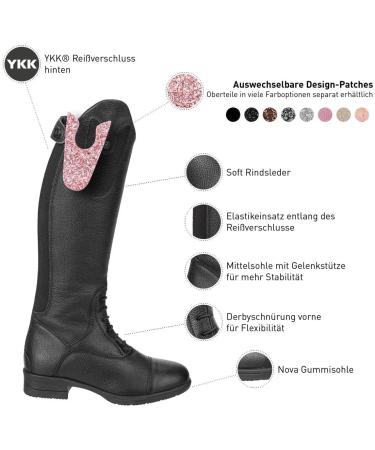 Suedwind Children's Riding Boots Nova Kids Fun - Real Leather Breathable & Comfortable EU Size 37 - Adjustable YKK Tops - International Shipping Available - Buy Online on GoSupps.com