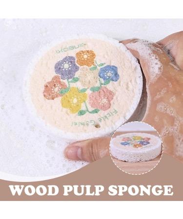 Cartoon Wood Pulp Dishwashing Sponge Cleaning Eraser Non-Stick Oil Scouring Tool Bathroom Supplies Pad Accessorie - Buy Online on GoSupps.com