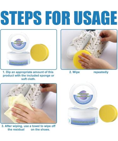 Proemptli Multi-Functional Shoe Cleaner & Stain Removal Cream - Effective Multipurpose Cleaning Solution for All Shoes - Ships Internationally - Buy Online on GoSupps.com