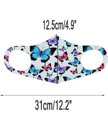 Amyglin 5-Piece Ice Cream Lid Set - Washable Reusable Breathable Facial Protection for Adults & Children - Ideal for Outdoor Sports & Cycling (A001-Butterfly) - Buy Online on GoSupps.com