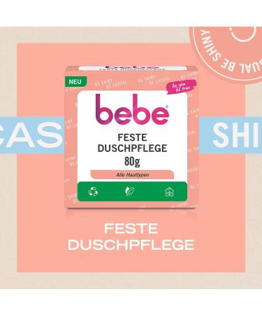 JOHNSON JOHNSON bebe Refreshing solid shower care with peach 80 g - Buy Online on GoSupps.com