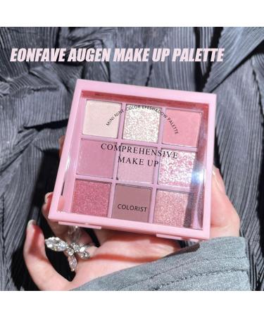 EONFAVE Pallet eyeshadow palette 9 colors highly pigmented blendable matte glossy waterproof and long lasting eye makeup palette - Buy Online on GoSupps.com