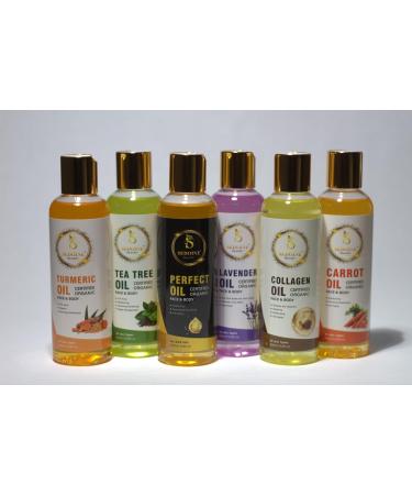 Sedoine Cosmetics Turmeric Oil for Face & Body Natural Brightening Oil for Dark Spots Repairing Anti-Acne Evens Skin Tone Minimizes the Appearance of Pores 200ML - Buy Online on GoSupps.com
