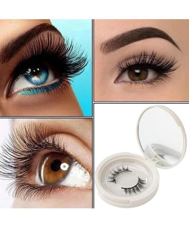Natural Magnetic False Eyelashes Kit Reusable Magnetic Lashes without Eyeliner Natural Look 3D Effect Glamorous Magnetic False Eyelashes with Applicator Easy Wear No Glue NoMakeup Remover(B06-3) - Buy Online on GoSupps.com