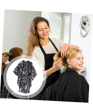 VINTORKY Barber Apron Beard Pattern Barber Gown Lipgloss Organizers Twisted Braid Afro Wig Hair Topper Bangs Salon Hair Cape Hair Styling Waterproof Hairdressing Cape Hair Dye Haircut Cape - Buy Online on GoSupps.com