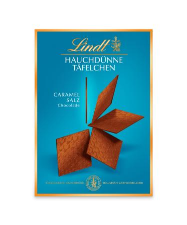 Lindt Lindt Small Caramel Salt Chocolate Bars | 125g | Whole Milk Chocolate Bars with Salted Caramel | Unique Fine & Wonderfully Soft Melting | Chocolate Gift