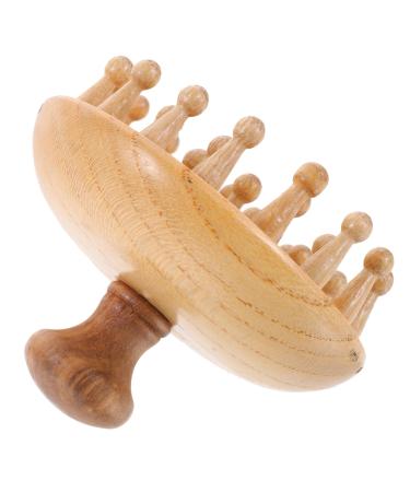 EXCEART Scalp Massage Comb Head Relaxation Comb Scalp Care Wooden Comb Wide Tooth Head Massage Hair Smooth Comb
