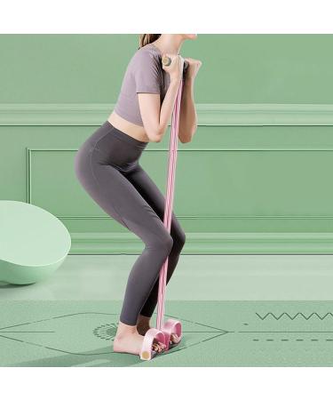 Pedal Resistance Band | Multifunction Tension Rope 6-Tube Elastic Yoga Pedal Puller Trainer EZ Workout Women Tension Rope Ankle Puller for Abdomen/Arm/Leg Stretching Slimming Training - Buy Online on GoSupps.com