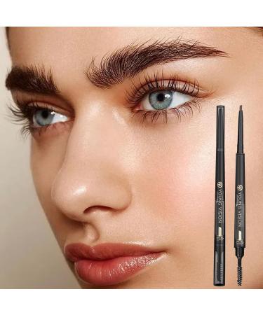 Waterproof Eyeliner Precision High-Pigmented Creamy - Eyebrow Trimmer and Brush Design Waterproof Retractable Eyeliner Makeup for Daily Use Beginner Friendly 02 - Buy Online on GoSupps.com