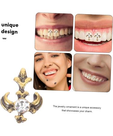 COLLBATH 3pcs Retro Vintage Decor Retro Decor Teeth Grills European and American Clothing - Buy Online on GoSupps.com