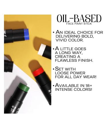 CCbeauty Light Green Face Paint Stick - Non-Toxic SFX Makeup for Gamora & Hulk Cosplay Halloween Costume | Professional Oil-Based Body Color - Buy Online on GoSupps.com