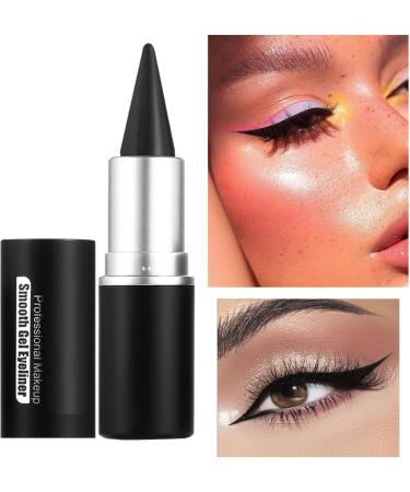 Eye cream waterproof eye gel - Long-lasting gel eyeliner natural cream eye liner waterproof and smudge-proof 3g for liner and eyeshadow - Buy Online on GoSupps.com