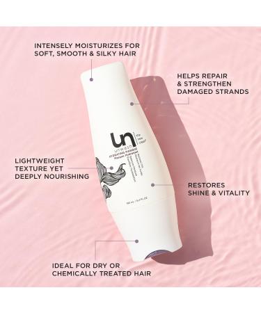 Unwash Hydrating Masque Hair Treatment - Deep Conditioning Cream Mask for Dry Damaged Hair Color-Safe Argan Oil Shine | 13.5 Fl Oz - Buy Online on GoSupps.com