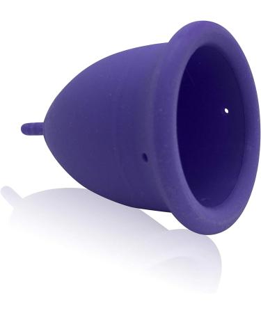 AvaloonA Menstrual Cup - Small Purple | Made in Germany | Fairtrade Organic Cotton Bags | Hygienic Sustainable Vegan & Anti-Allergen - Buy Online on GoSupps.com