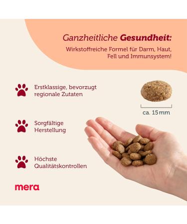 mera Care Adult Dry Food for Normally Active Dogs of All Breeds with 66% animal protein wheat free 1 kg - Buy Online on GoSupps.com