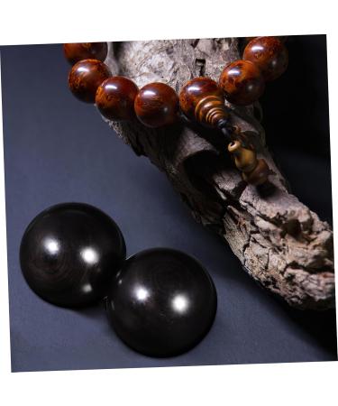 2-Set Gemstone Baoding Balls - Health Massage Tools for Relaxation | Marble & Wood Massage Roller Balls - Buy Online on GoSupps.com