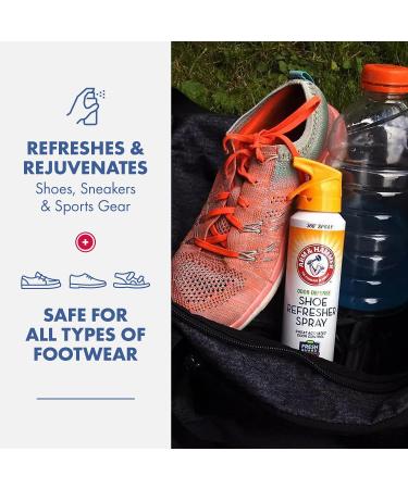 Arm and Hammer Shoe Refresher Spray - Multi-Purpose Odor Remover for All Footwear - Shoe Deodorizer & Odor Eliminator - 4 oz - Buy Online on GoSupps.com