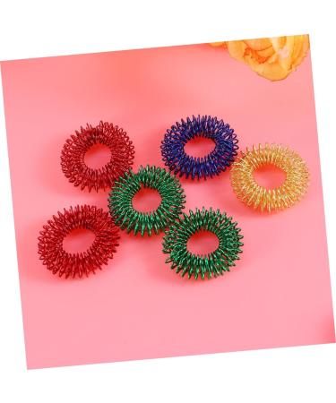 Clispeed Finger Massage Device - Stress Relief Fiddle Toy & Spiky Sensory Ring for Decompression & Acupressure Relief - Buy Online on GoSupps.com
