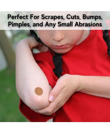 200 Small Sheer Spot Bandages with Non-Stick Pad - Sterile Tiny Round Bandages for Small Wounds, Pimples, Vaccination, and Blisters - 78 - Ideal for Face, Hands, and Arms - Buy Online on GoSupps.com
