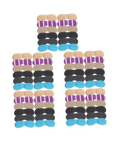 NOLITOY 30 Pairs High Heels Heel Stickers Heel Blisters Cushions Heel Inserts for Pill Cutter Heel Grips for Loose Shoes Shoe Heel Comfort Convenient Heel Liners Follow up Polyester Foot