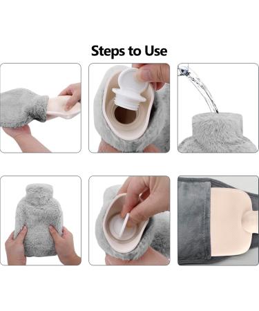 Tarkdak Koala Cozy Hot Water Bottle 1L - Soft Heating Belt with Fluffy Cover for Kids & Adults - Ideal for Pain Relief & Comfort - Buy Online on GoSupps.com