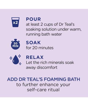 Dr Teal s Salt Soak with Pure Epsom Salt Soothe & Sleep with Lavender 3 lbs (Packaging May Vary) - Buy Online on GoSupps.com