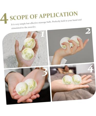 Kombiuda Gymnastics Ball Set - Hand Leisure Balls Gifts for Men | Stress Relief & Fitness Coach Training - Ideal Chinese Marble Gift for Seniors - Buy Online on GoSupps.com