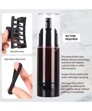 Long Hair Heatless Curls Headband Set - No Heat Curling Rod for Women - Overnight Hair Curlers with Spray Bottle and Clips - Khaki - Buy Online on GoSupps.com