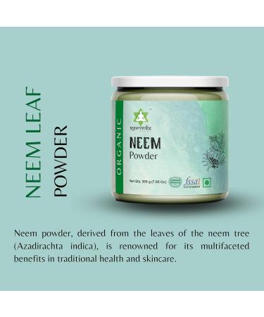 Neem Leaf Powder - Non GMO Added Preservatives or Additives Neem Supplement - (7.05 oz Pack of 2) 7.05 Ounce (Pack of 2) - Buy Online on GoSupps.com
