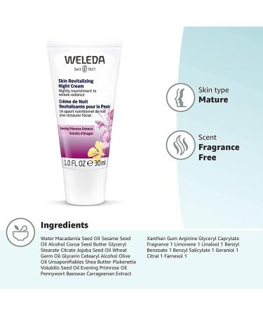 Weleda Skin Revitalizing Night Cream 1 oz | Hydrating & Nourishing Night Moisturizer - Buy Online on GoSupps.com