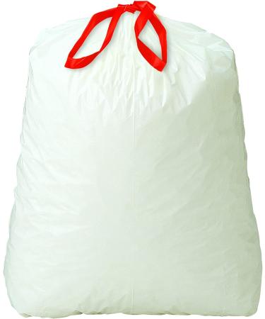 Amazon Basics 13 Gallon Tall Kitchen Drawstring Trash Bags, 120 Count - Unscented | Pack of 1 - Buy Online on GoSupps.com