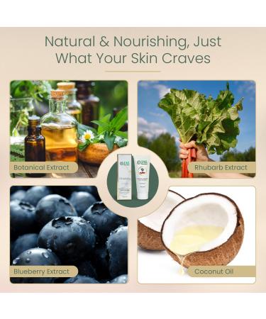 Blueberry & Rhubarb Gentle Facial Cleanser - Hydrating Antioxidant Natural Face Wash for All Skin Types - pH-Balanced Exfoliating Cleanser for Men & Women - 3.5 Oz - Buy Online on GoSupps.com