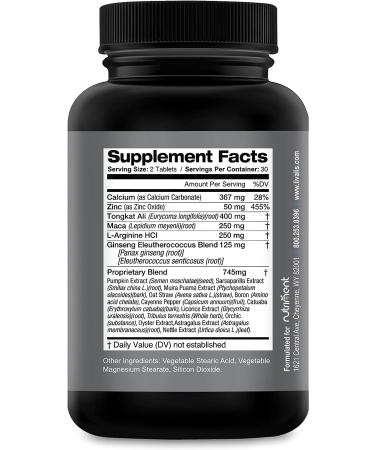 Livalis Perform- Enlargement Pills for Men- Increase Male Size 3+ in 90 Days- Mens Booster to Stop Male Performance Failure- Male Enrichment and Vitality Supplement- 60 Tablets - Buy Online on GoSupps.com