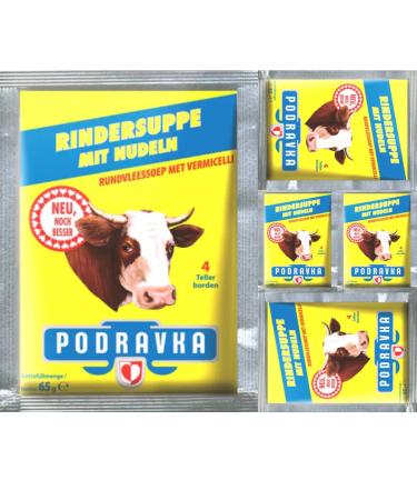 Podravka Beef soup with noodles 65 gx 5 sachets