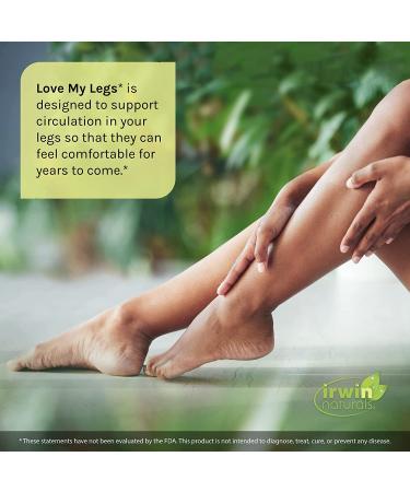 Irwin Naturals Love My Legs - Vein & Circulation Support, 60 Liquid Soft-Gels - Buy Online on GoSupps.com