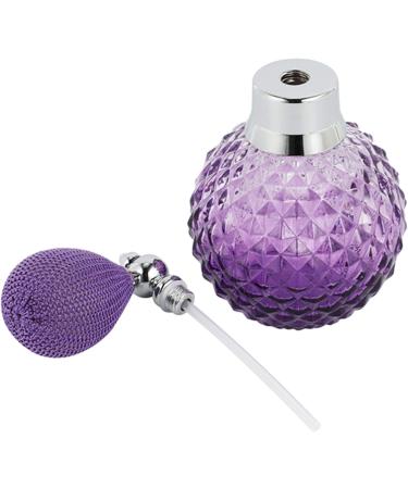 zabeto 110ML Vintage Crystal Perfume Bottle White Short Atomizer Refillable Glass - Buy Online on GoSupps.com