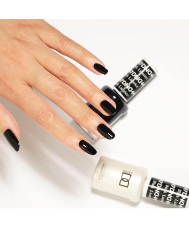 DND Gel & Nail Polish Set - Black Licorice 0.5 Fl Oz - Longlasting & Glossy Finish - Buy Online on GoSupps.com