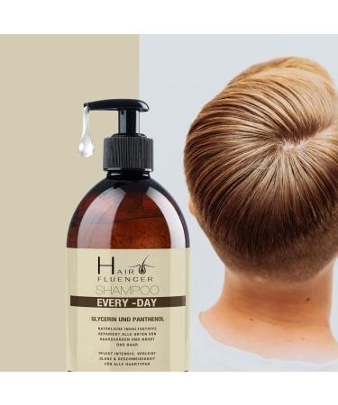 Sanasur Hairfluencer Every Day Shampoo with natural ingredients repairs all types of hair damagepH 55 with panthenol and glycerin - Buy Online on GoSupps.com