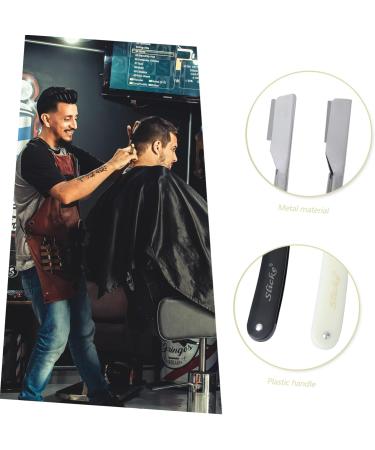 PopetPop 4-Piece Barber Razors for Men - Straight Edge Razor Blades & Manual Shaving Accessories - Buy Online on GoSupps.com