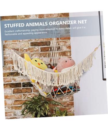 Beavorty Yoga Ball Stands & Plush Toy Organizers - Soft Cotton Hammock for Kids' Stuffed Animals & Corner Storage Solution - Buy Online on GoSupps.com