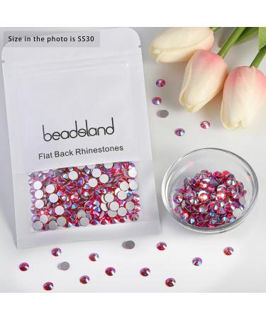 Beadsland 288 Piece Flat Back Rhinestones - SS30 Orange Nail Crystals (6.4-6.6mm) for Stunning Nail Art - Buy Online on GoSupps.com