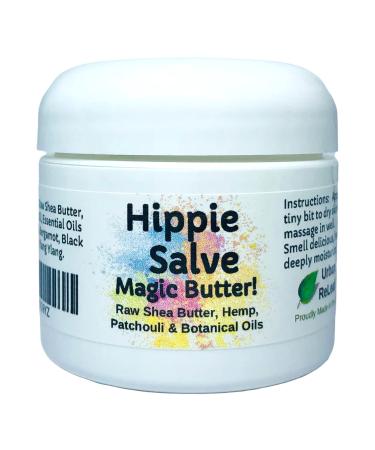 Urban ReLeaf Hippie Salve Magic Butter ! Groovy Botanicals  Shea Butter and 100% Natural  Patchouli  Ylang  Bergamot  Vitamin Rich  Deeply Moisturizing & Healing - Buy Online on GoSupps.com