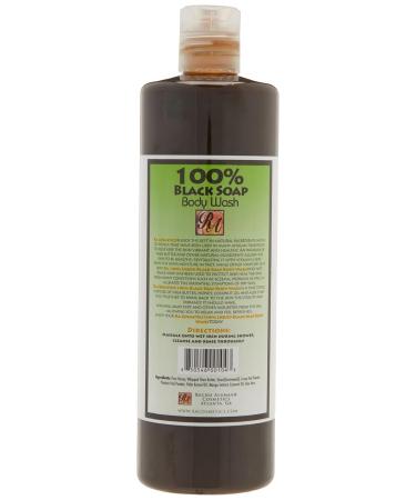 RA COSMETICS 100% Black Soap Body Wash - Mango Scent 13 Fl Oz | Natural Moisturizing International Shipping - Buy Online on GoSupps.com