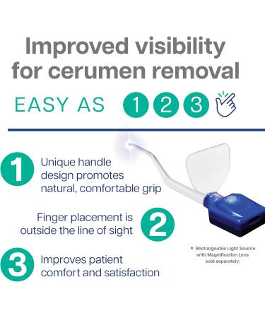 Bionix - ClearLook Lighted InfantScoop Ear Curette Refill Pack Safe Earwax Removal Tool Aids in Excess Cerumen Removal Easy-to-Use Ideal for Healthcare Providers Single-Use (50 Count) - Buy Online on GoSupps.com